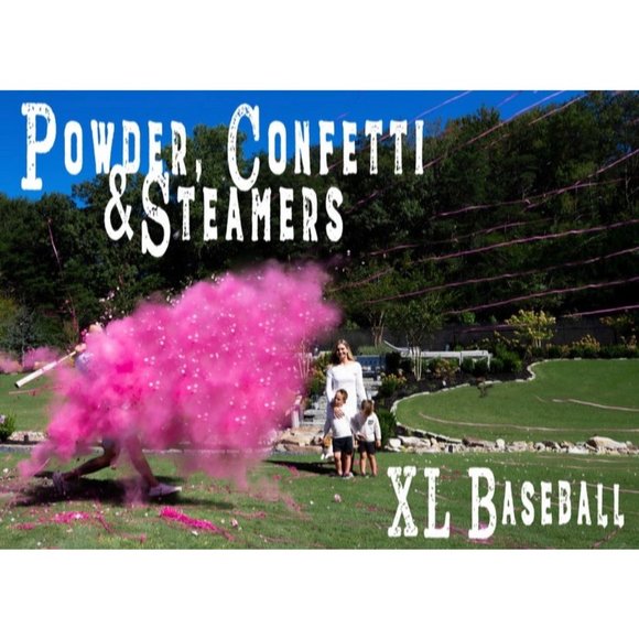 Baby Girl Pink Gender Reveal Baseball - Picture 5 of 6